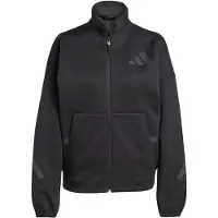 Adidas Chaqueta de chándal 'Z.N.E.' gris oscuro / negro