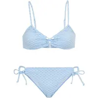 LASCANA Bikini azul claro / offwhite