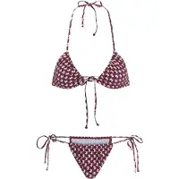 LASCANA Bikini crema / navy / burdeos
