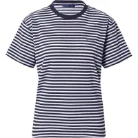 Guess Marciano GUESS Ss Sara Striped Top Blue Lgt Blue White Talla: S | Camisetas de Seda Outlet | Mujer | Azul