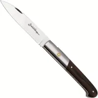 Laguiole En Aubrac Sauveterre Ziricote, Matt Stainless Bolster, Mosaic Pin, navaja, 11 cm