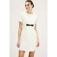 Motivi Sheath Dress With Bow White Talla: 40 | Mini Vestidos Outlet | Mujer | Blanco