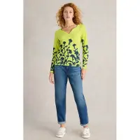 White Stuff Nelly Ls Tee Yellow Multi Talla: 12 REGULAR | Manga Larga Outlet | Mujer | Amarillo