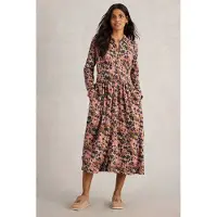 White Stuff Lottie Jersey Shirt Dress Pink Multi Talla: 12 REGULAR | Blusón Outlet | Mujer | Rosa