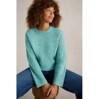 White Stuff Sophia Jumper Mid Blue Talla: 14 | Jerséis de Punto Outlet | Mujer | Azul