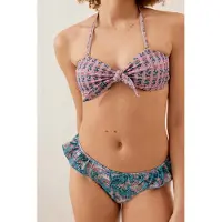 Louise Misha Bikini Top Walnut Teal Garden Of Eden Talla: XS | Bikinis Outlet | Mujer | Cian