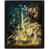 Pyramid Póster De La Temporada 4 En 3d Ataque A Los Titanes
