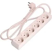 EDM Tira De 6 Enchufes T/tl 3x1.5 Mm 3 M