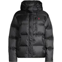 Ralph Lauren para mujer. 211932183002 Chaqueta de plumón acolchada hidrófuga negro (S), Casual, Sostenible, Nylon reciclado, Polo Ralph