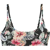 LASCANA Top de bikini verde / rojo / negro