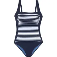 LASCANA Traje de baño marino / blanco