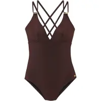 Jette Traje de baño marrón oscuro