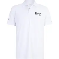 EA7 para hombre. 8NPF23_PJEMZ Polo Sport Ventus 7 blanco (XS), Casual, Deportivo, Poliéster, Manga corta, outlet 2026.