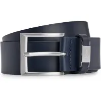BOSS Cinturón 'Connio' azul oscuro / plata