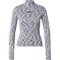 Karl Lagerfeld Klj Mock Neck Knit Top Light Grey Melange Talla: S | Sudaderas con Capucha Outlet | Mujer | Gris