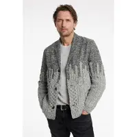 John Varvatos Alessio Regular Fit Tailo Iron Grey Talla: XS | Cárdigan Outlet | Hombre | Gris