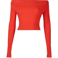 AllSaints Hera Dress Flame Red Talla: L | Manga Larga Outlet | Mujer | Rojo