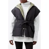 French Connection Auden Puffer Gilet Vest Blackout Talla: S | Chaquetas Outlet | Mujer | Negro