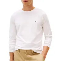 Tommy Hilfiger Camiseta manga larga STRETCH SLIM FIT LONG SLEEVE TEE hombre - Blanco - EU M