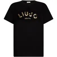 Liu Jo Camiseta 'LiuJoBetter' oro / negro