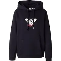 Roxy Sudadera 'Surf Stocked Brushed Art' rosa / negro / blanco
