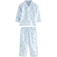 Next Pijama azul claro / naranja / rojo / blanco