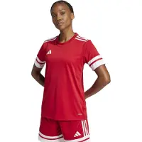 Adidas adidasCamiseta Squadra 25 S Team Power Red 2 / White Mujer