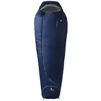 Grüezi Bag - Wolle Zero - Saco de dormir de plumas size bis 185 cm Körpergröße, azul