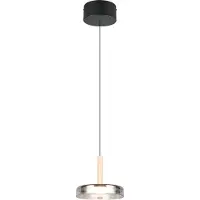TRIO Lámpara colgante Celeste, LED, metal/vidrio, 1 foco, regulable