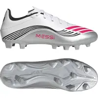Adidas adidasBota F50 Messi Club para césped natural seco / multisuperficie 43 1/3 Cloud White / Lucid Red / Silver Metallic Unisex