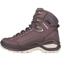 Lowa - Zapatillas de senderismo Mujer - Renegade Evo GTX Mid Ws Brown Rose/Panna para Mujer de Cuero - Talla 38 - Burdeos