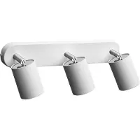 Nowodvorski Lighting Foco de pared Eye Spot de 3 luces, blanco