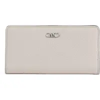 Michael Kors Large Slim Snap Wallet Light Sand Talla: OS | Billeteras Outlet | Mujer | Marrón