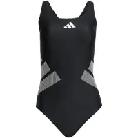 Adidas adidasBañador con tirantes cruzados en la espalda y logotipo 32 Black / White Mujer