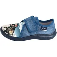 Beck Zapatillas de casa 'Spinosaurus' azul denim / antracita / piedra / blanco