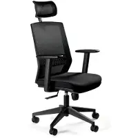 Unique Silla de oficina ergonómica ESTA, color negro
