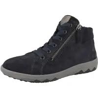 Waldlaufer Botas 'Winterstiefel Damen 961801 200 021 Echtleder in blau' azul