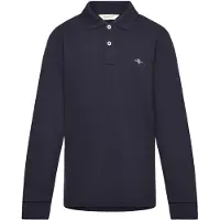 Gant unisex para niños. 905707 Polo de piqué Shield marino (9/10años= 134/140cm), Casual, Algodón, Manga larga, moda infantil, outlet 2