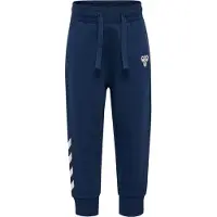 Hummel Pantalón azul oscuro / blanco