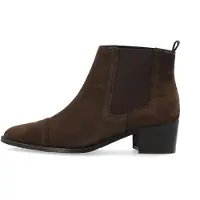 Bianco Botas Chelsea 'Carol' marrón oscuro