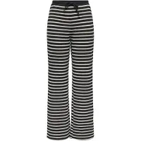 ONLY Pantalón 'ONLFabiola' negro / blanco