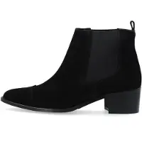 Bianco Botas Chelsea 'Carol' negro