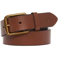Ralph Lauren para hombre. 405913732002 Cinturón de piel con caballo marrón (42 cm), Casual, Habana, Clásico, outlet 2