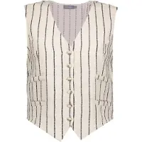 Geisha Gilet Sand/black Talla: XL | Chaquetas Outlet | Mujer | Marrón