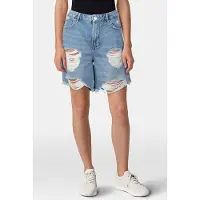 AllSaints Alfie Denim Shorts Light Indigo Talla: W25 | Pantalones Cortos Outlet | Mujer | Azul