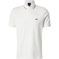 Armani Exchange para hombre. XM001289AF10363U0009 Polo Entallado (XS), Blanco, Casual, Algodón, Manga corta, outlet