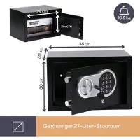 Perel BG90019, color , código, llave, 27 litros, acero, batería, tipo AA