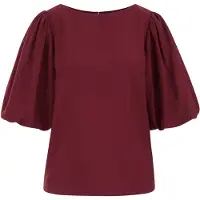 We fashion Blouse Burgundy Red Talla: XXXL | Blusas Outlet | Mujer | Marrón