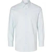 Selected Camisa 'SLHSoho' azul claro / blanco
