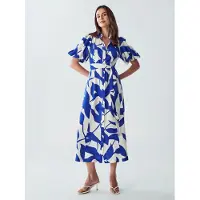 Willa Vestido 'Ariane' azul / blanco
